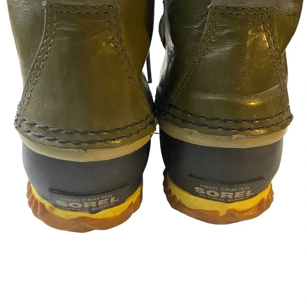 Sorel Out N About Rain Boot Nori Olive Green Women’s Size 6.5